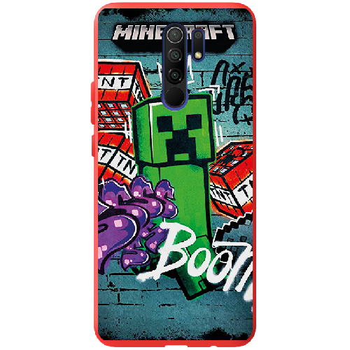 Чехол BoxFace Xiaomi Redmi 9 Minecraft Graffiti