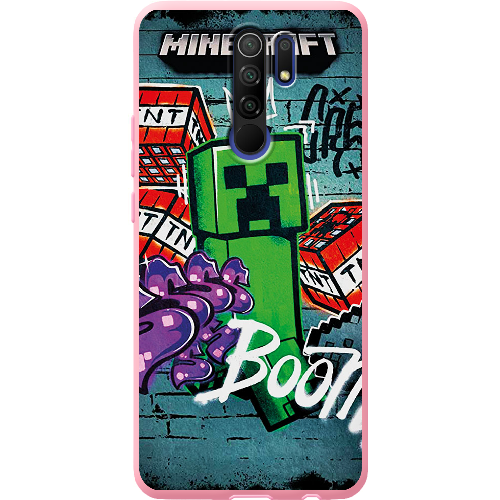 Чехол BoxFace Xiaomi Redmi 9 Minecraft Graffiti