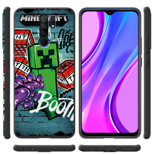 Чехол BoxFace Xiaomi Redmi 9 Minecraft Graffiti