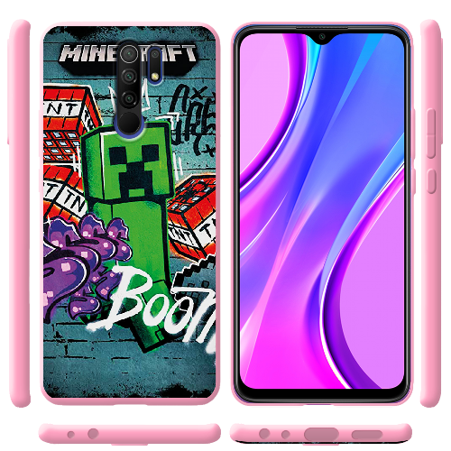 Чехол BoxFace Xiaomi Redmi 9 Minecraft Graffiti