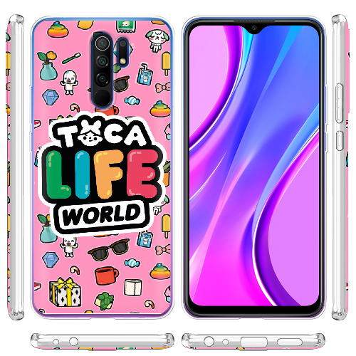 Чехол BoxFace Xiaomi Redmi 9 Toca Boca Life World