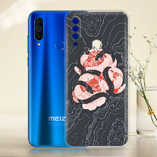 Чехол BoxFace Meizu M10 Snake Rose