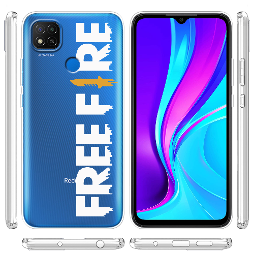 Чехол BoxFace Xiaomi Redmi 9C Белый Free Fire