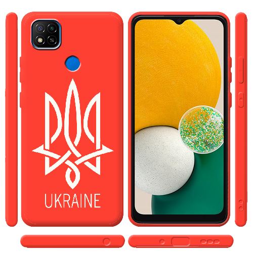 Чехол BoxFace Xiaomi Redmi 9C Тризуб монограмма UKRAINE