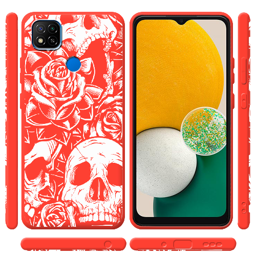 Чехол BoxFace Xiaomi Redmi 9C Skull and Roses