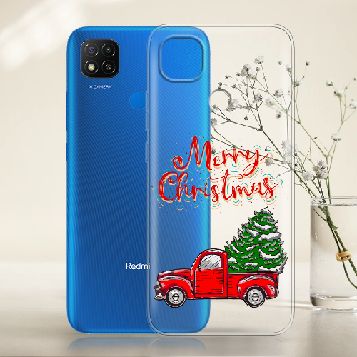 Чехол BoxFace Xiaomi Redmi 9C Holiday Car Merry Christmas