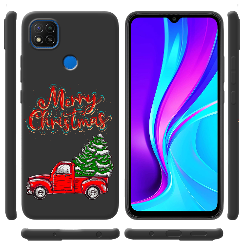 Чехол BoxFace Xiaomi Redmi 9C Holiday Car Merry Christmas