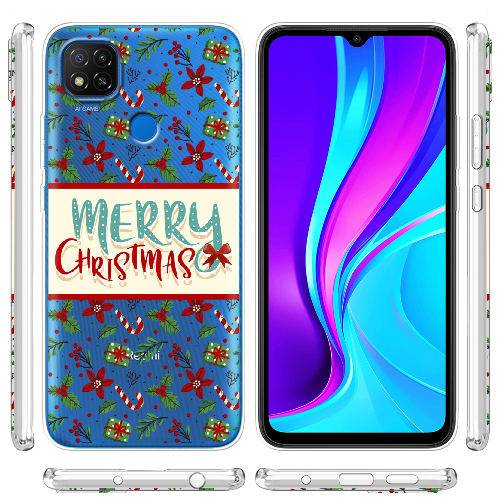 Чехол BoxFace Xiaomi Redmi 9C Vintage Christmas Congratulation