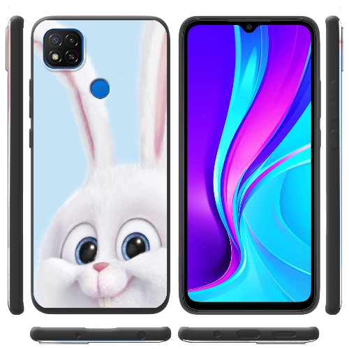 Чехол BoxFace Xiaomi Redmi 9C Кролик Снежок