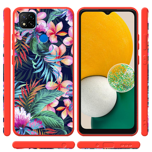 Чехол BoxFace Xiaomi Redmi 9C flowers in the tropics