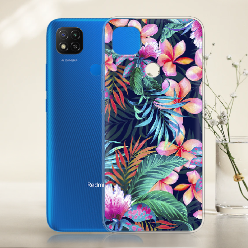 Чехол BoxFace Xiaomi Redmi 9C flowers in the tropics