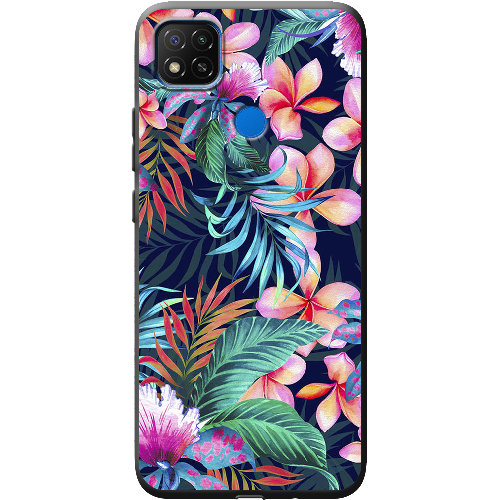 Чехол BoxFace Xiaomi Redmi 9C flowers in the tropics