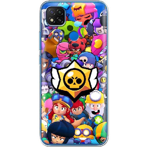 Чехол BoxFace Xiaomi Redmi 9C Brawl Stars