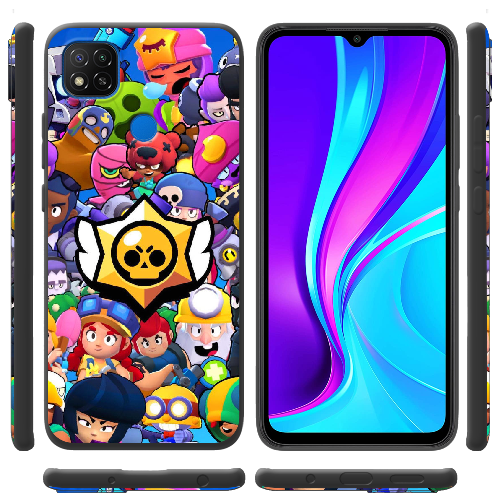 Чехол BoxFace Xiaomi Redmi 9C Brawl Stars