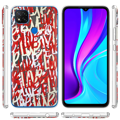 Чехол BoxFace Xiaomi Redmi 9C Love Graffiti