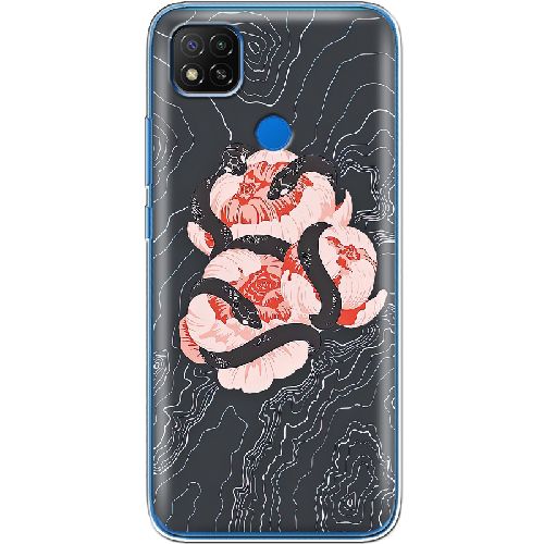 Чехол BoxFace Xiaomi Redmi 9C Snake Rose