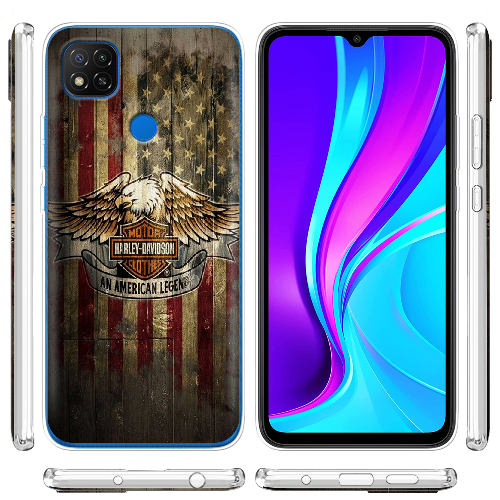 Чехол BoxFace Xiaomi Redmi 9C Harley Davidson An American Legend