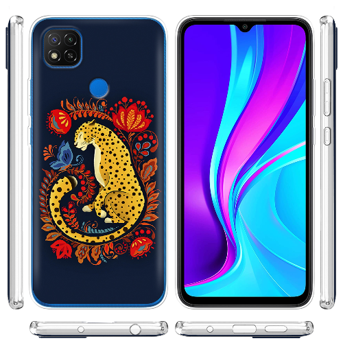 Чехол BoxFace Xiaomi Redmi 9C Petrykivka Leopard