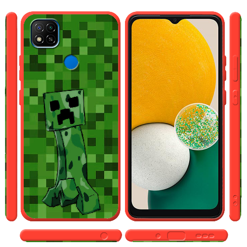 Чехол BoxFace Xiaomi Redmi 9C Minecraft Creeper