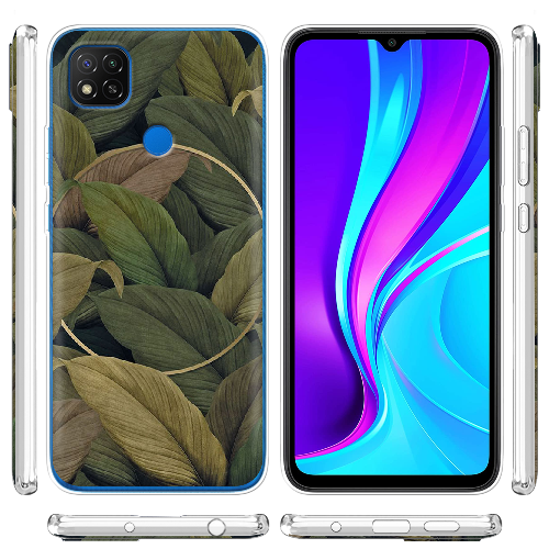 Чехол BoxFace Xiaomi Redmi 9C Green Leaf