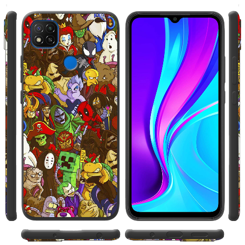 Чехол BoxFace Xiaomi Redmi 9C Злодеи