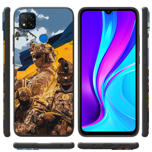 Чехол BoxFace Xiaomi Redmi 9C Воїни ЗСУ