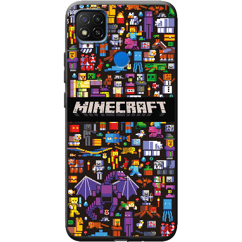 Чехол BoxFace Xiaomi Redmi 9C Minecraft Mobbery