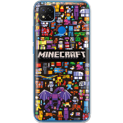 Чехол BoxFace Xiaomi Redmi 9C Minecraft Mobbery