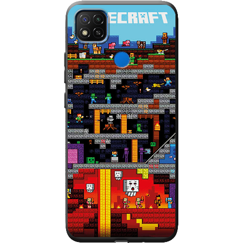 Чехол BoxFace Xiaomi Redmi 9C Minecraft Lode Runner