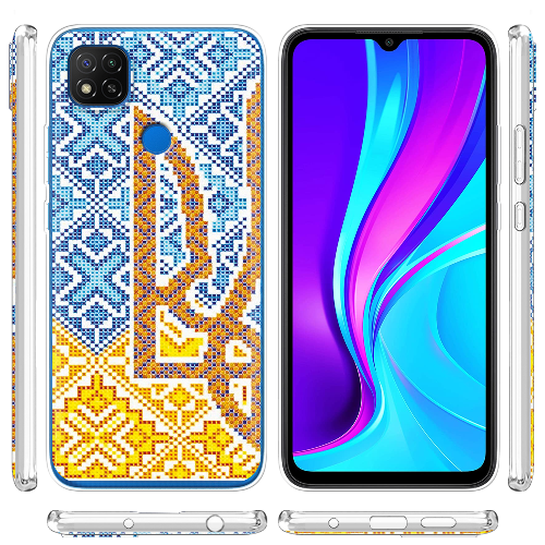 Чехол BoxFace Xiaomi Redmi 9C Тризуб Вишивка