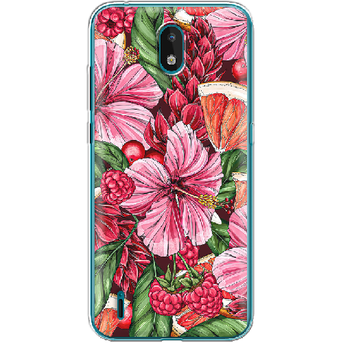 Чехол Boxface Nokia 1.3 Tropical Flowers