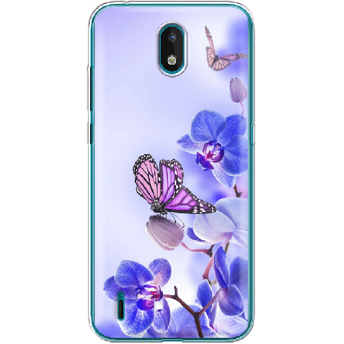 Чехол Boxface Nokia 1.3 Orchids and Butterflies