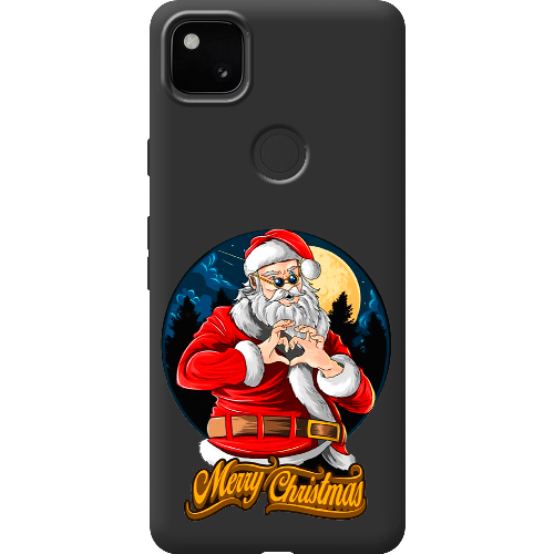 Чехол BoxFace Google Pixel 4a Cool Santa and heart