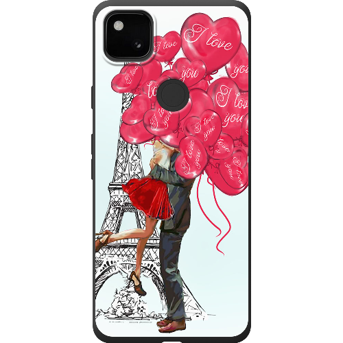 Чехол BoxFace Google Pixel 4a Love in Paris