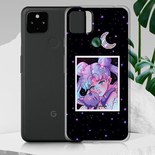 Чехол BoxFace Google Pixel 4a Sailor Moon night