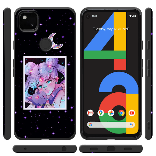Чехол BoxFace Google Pixel 4a Sailor Moon night