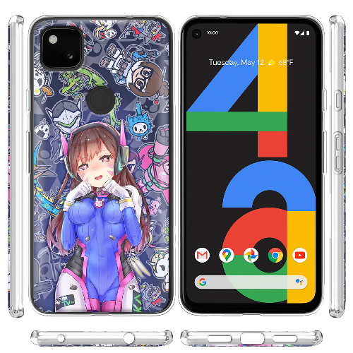 Чехол BoxFace Google Pixel 4a Overwatch D.VA