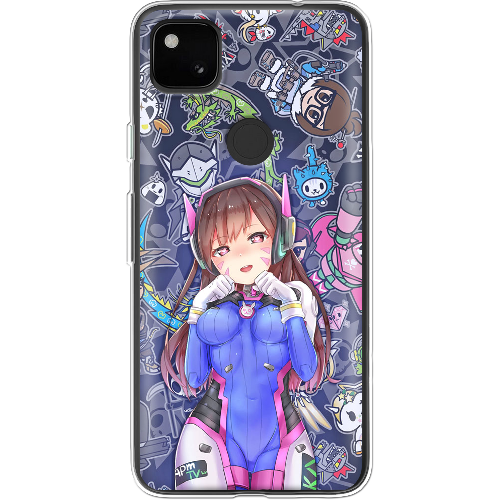 Чехол BoxFace Google Pixel 4a Overwatch D.VA