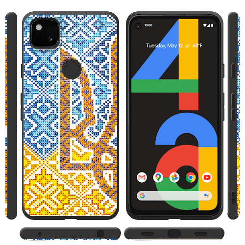 Чехол BoxFace Google Pixel 4a Тризуб Вишивка