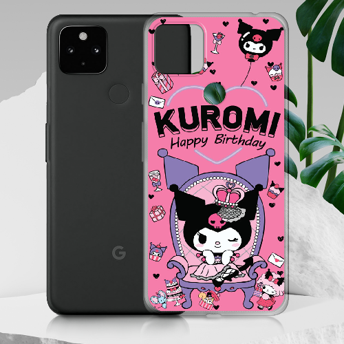 Чехол BoxFace Google Pixel 4a День народження Kuromi