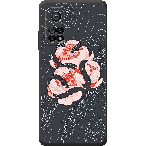 Чехол BoxFace Xiaomi Mi 10T/ Mi 10T Pro Snake Rose