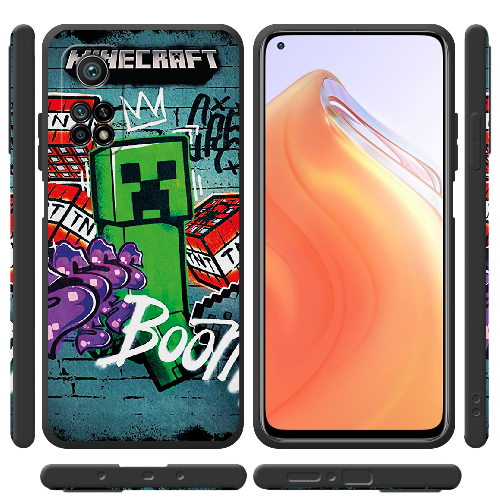 Чехол BoxFace Xiaomi Mi 10T/ Mi 10T Pro Minecraft Graffiti