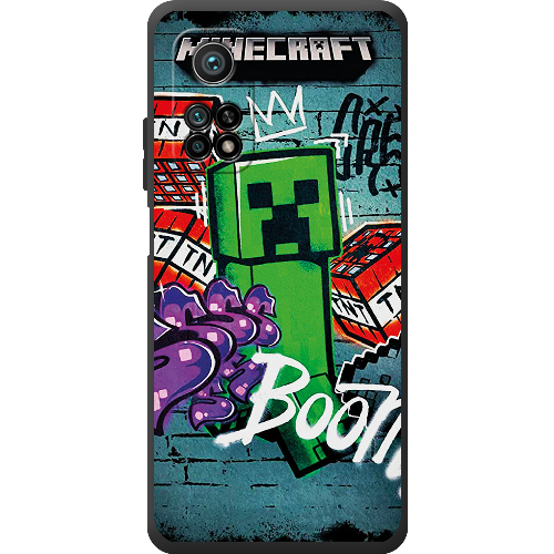 Чехол BoxFace Xiaomi Mi 10T/ Mi 10T Pro Minecraft Graffiti