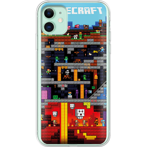 Чехол BoxFace iPhone 12 mini Minecraft Lode Runner