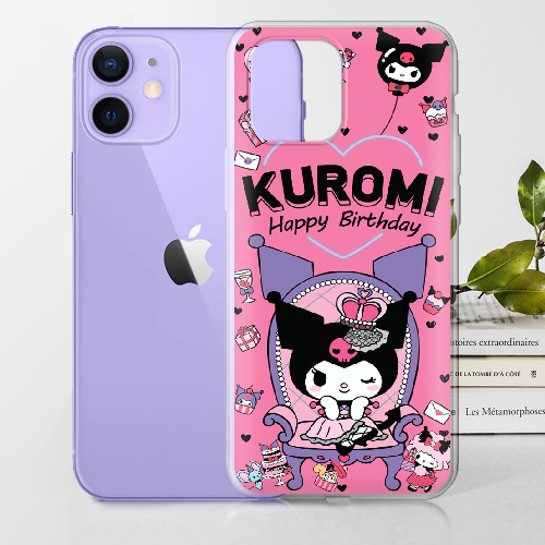 Чехол BoxFace iPhone 12 mini День народження Kuromi