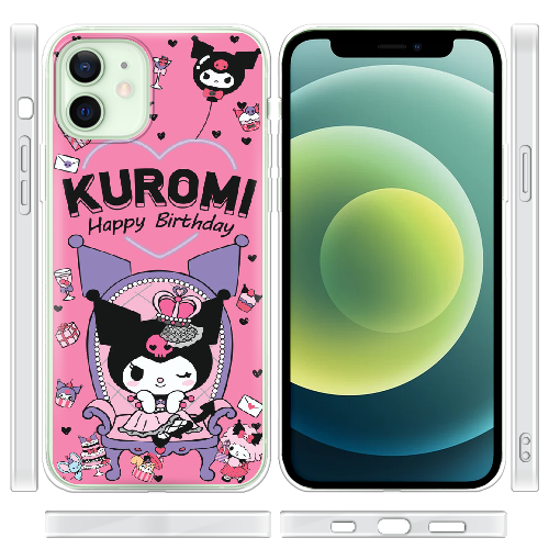 Чехол BoxFace iPhone 12 mini День народження Kuromi