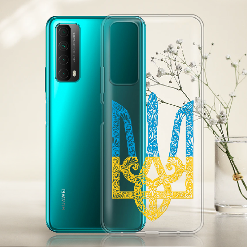 Чехол BoxFace Huawei P Smart 2021 Жовто-блакитний Тризуб