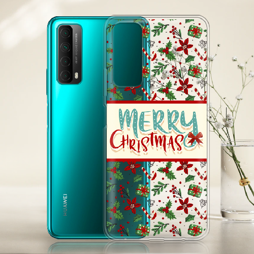 Чехол BoxFace Huawei P Smart 2021 Vintage Christmas Congratulation