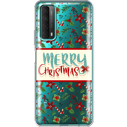 Чехол BoxFace Huawei P Smart 2021 Vintage Christmas Congratulation