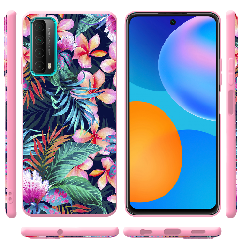 Чехол BoxFace Huawei P Smart 2021 flowers in the tropics